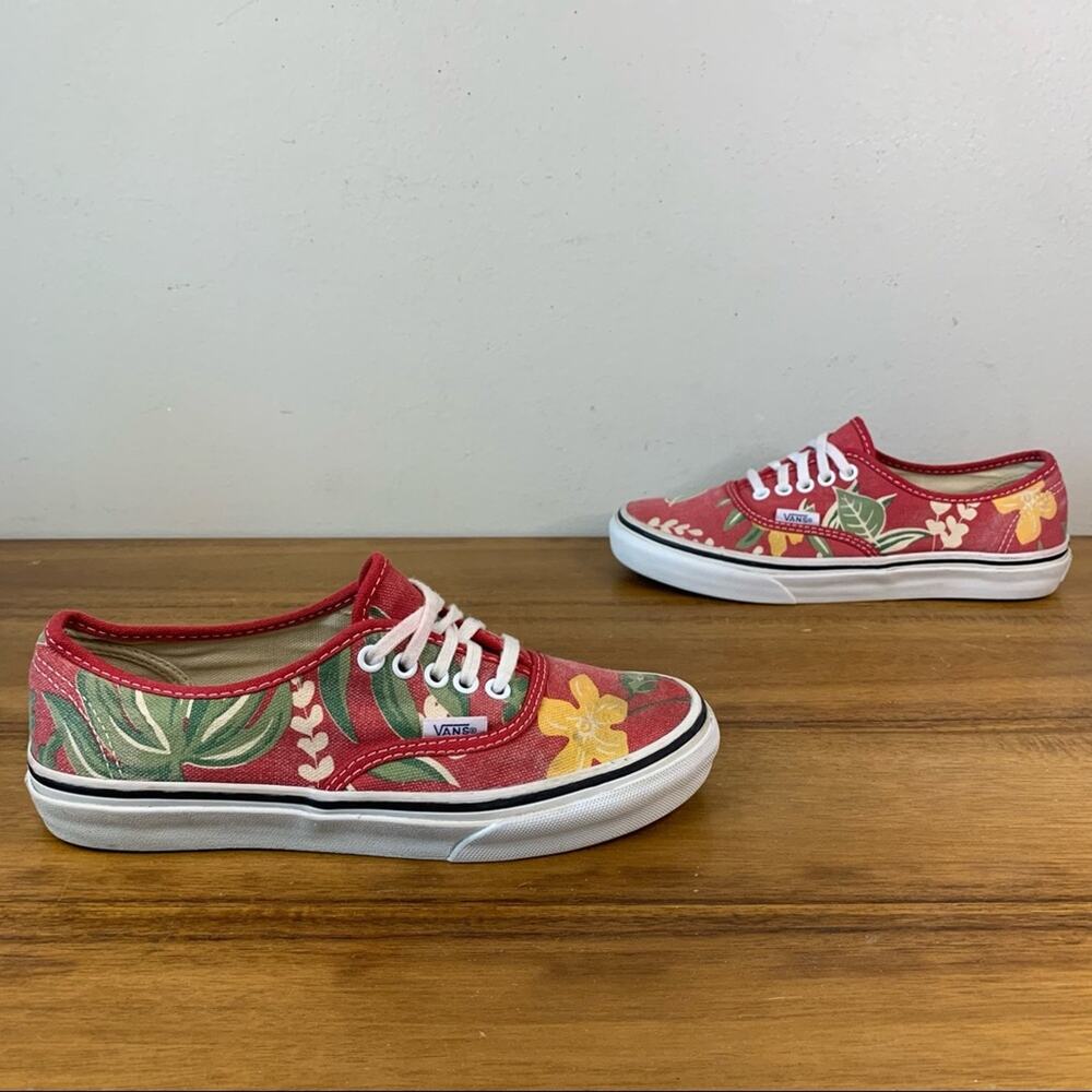 Vans Authentic Hawaiian Print Womens Sneaker Size 5.5